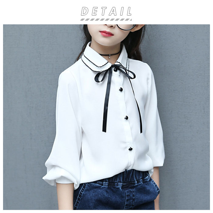 リボン風タック襟ブラウス 110~130cmシャツ・ブラウス BeBeべべ ファッション通販 タカシマヤファッションスクエア