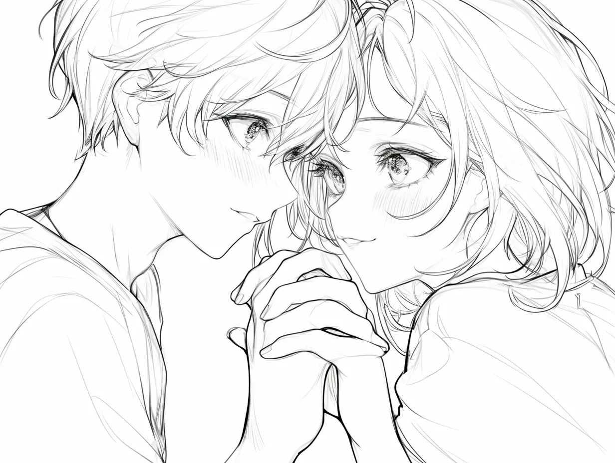 トレース・参考・加工OK 手の線画ポーズ集：50種類 握手・握る・物を渡す手など 男女のポーズセットNo.2- 素材POMPACK - BOOTH