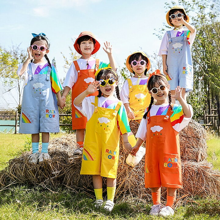 キッズ ダンス衣装 子供服 ヒップホップ 半袖 パンツ HIPHOP 女の子 ダンス発表会