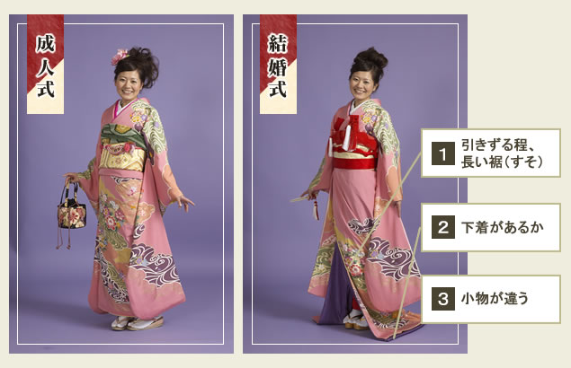 黒引き振袖 Ｋ－027和装の着付け・レンタル衣装・七五三・成人式の着付けはブライダルカ・レーンへ