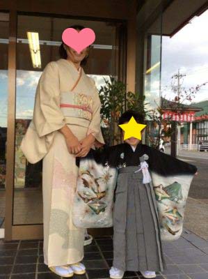 男の子のお宮参り産着 祝い着「青灰色 刺繍の鷹に松」正絹 熨斗目 のしめ 一つ身 一ツ身 初着 お初着 御祝着 着物 七五三 お宮詣り 祈願 お祈り子供 キッズ 赤ちゃん ベビー 男児 メール便不可京都きもの町