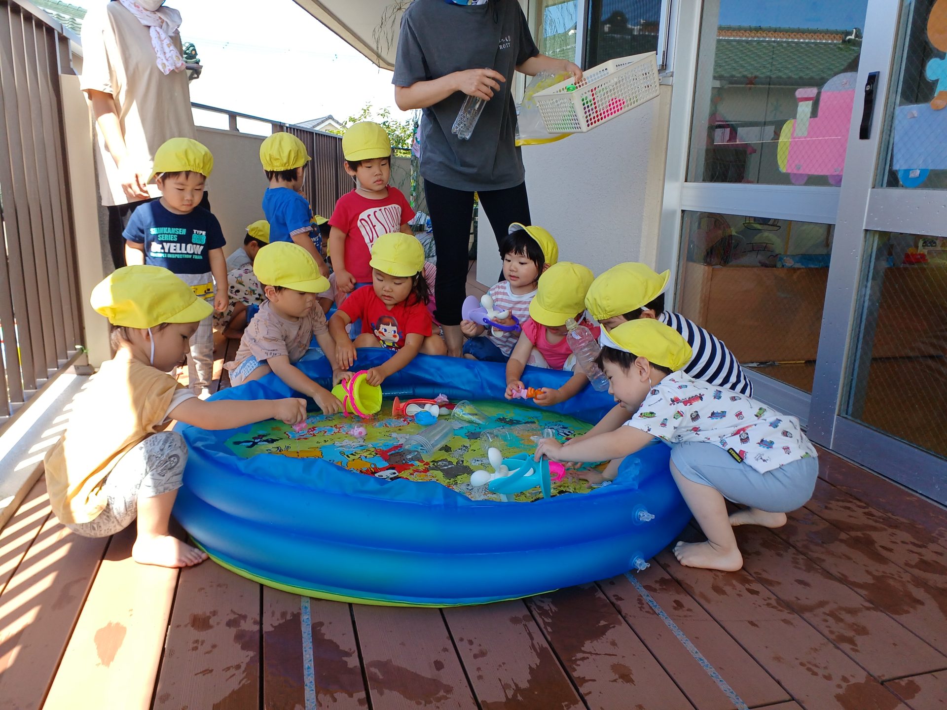 水遊び💦お知らせ・保育日誌きらら保育園 栃木大宮