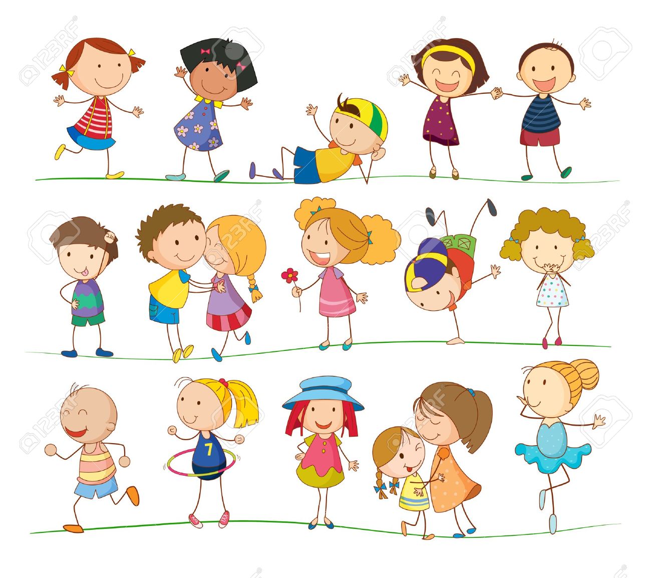 子供無料フリーイラスト素材集 Frame illust