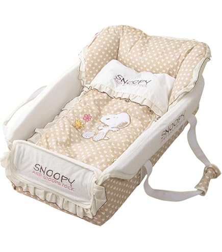 TIMDUベビーバスケット ベビー用クーファン ゆりかご 敷きふとん付き 木製クーハンスタンド付き ナチュラル天然素材手作り 籐かご Amazonfokeベビーバスケット ベビー用クーファン ゆりかご 敷きふとん付き 木製クーハンスタンド付き 蚊帳が付いています ベアリング