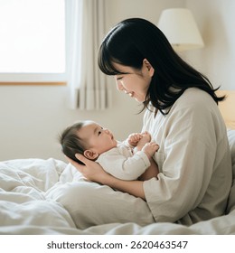 ママ 赤ちゃん 日本人 抱っこ」の6220点のロイヤリティフリー画像、写真素材、絵Shutterstock