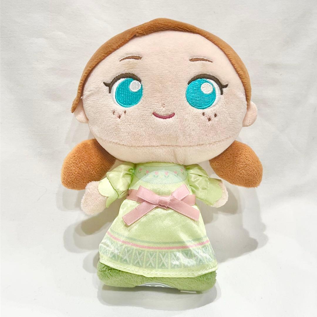 香港ディズニーランド限定 アナ エルサ キーホルダー 編みぐるみ 幼少期 香港ディズニーアナ雪グッズ：エルサ