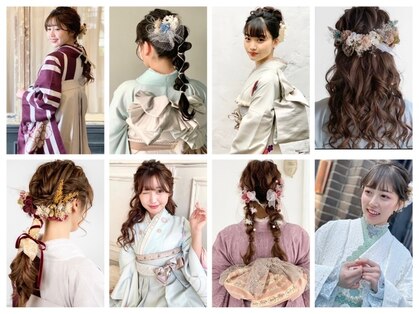 結婚式 お宮参り ロング ヘアセット 参列ヘア 和髪 大阪-キレイスタイル