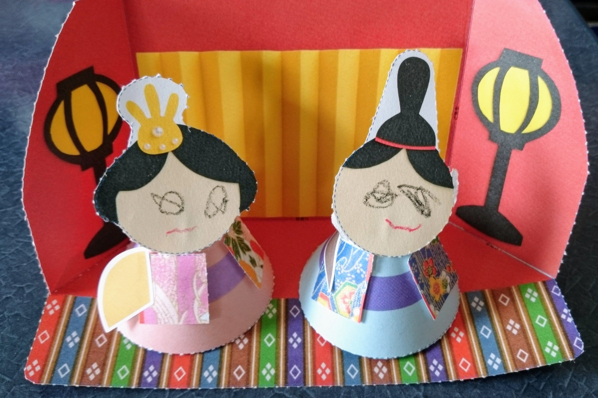 製作お内裏様とお雛様を作ったよ！ ーひなまつりーお知らせ總持寺保育園社会福祉法人 諸岳会