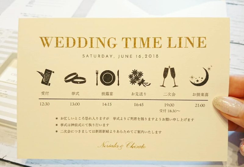 センスアップ ウェディングタイムライン 50円 枚 結婚式シンプルモノトーン縦横その他ペーパーアイテム LiTTowedding 通販 17133345Creema クリーマ 