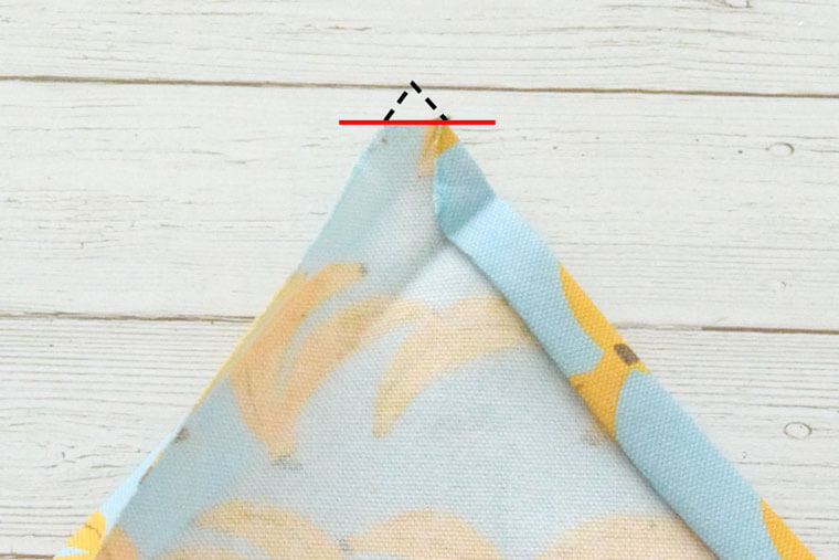 ゴム付き三角巾の作り方必要な道具と向いている生地も紹介