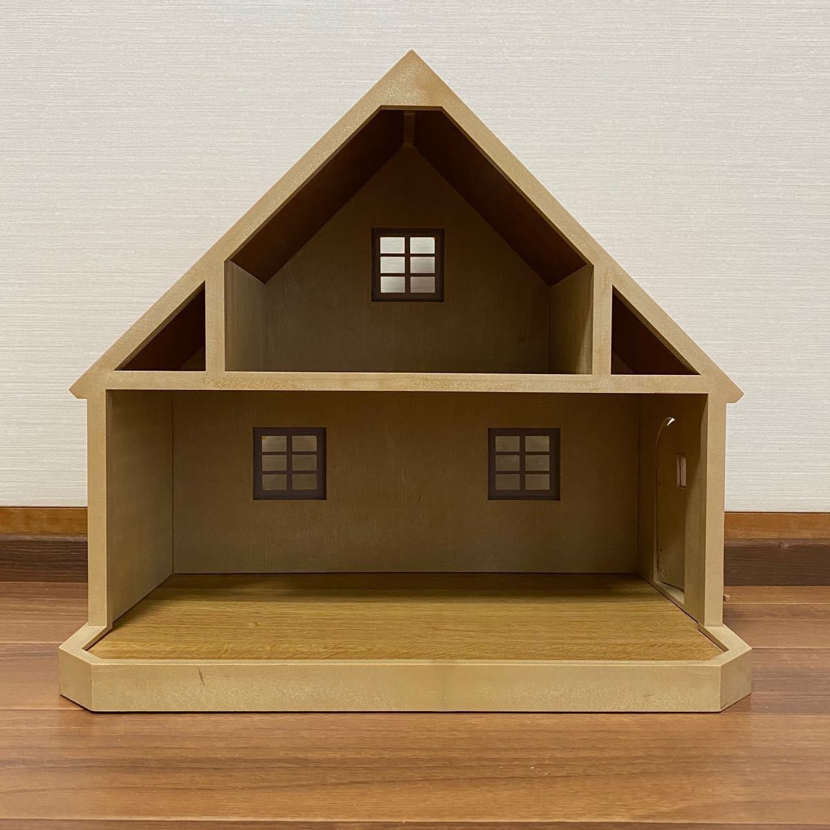 1 12 シルバニアファミリー 家 カスタム ドールハウス バルコニ