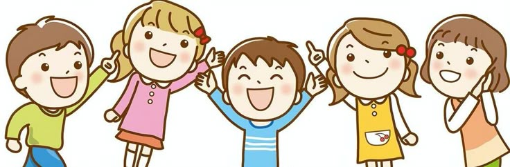 手を繋ぐ小さい子供達のイラスト - フリー素材集「イラストのっく」