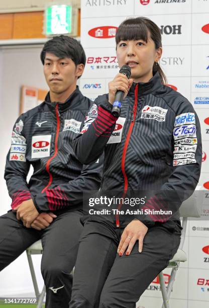 カーリング混合の松村千秋「銀の雪辱を」、谷田康真「五輪につながれば」 下旬に世界選手権 : 読売新聞