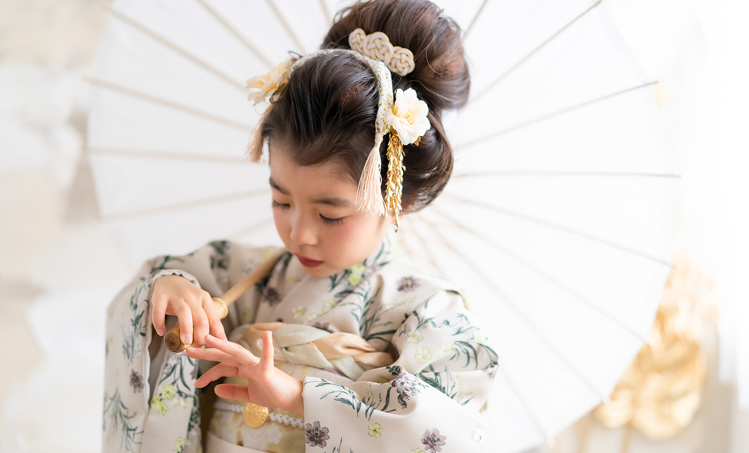 こどもさんの似合う洋装・和装ヘアセット流山市の美容室 ヘアサロン ウェーブ