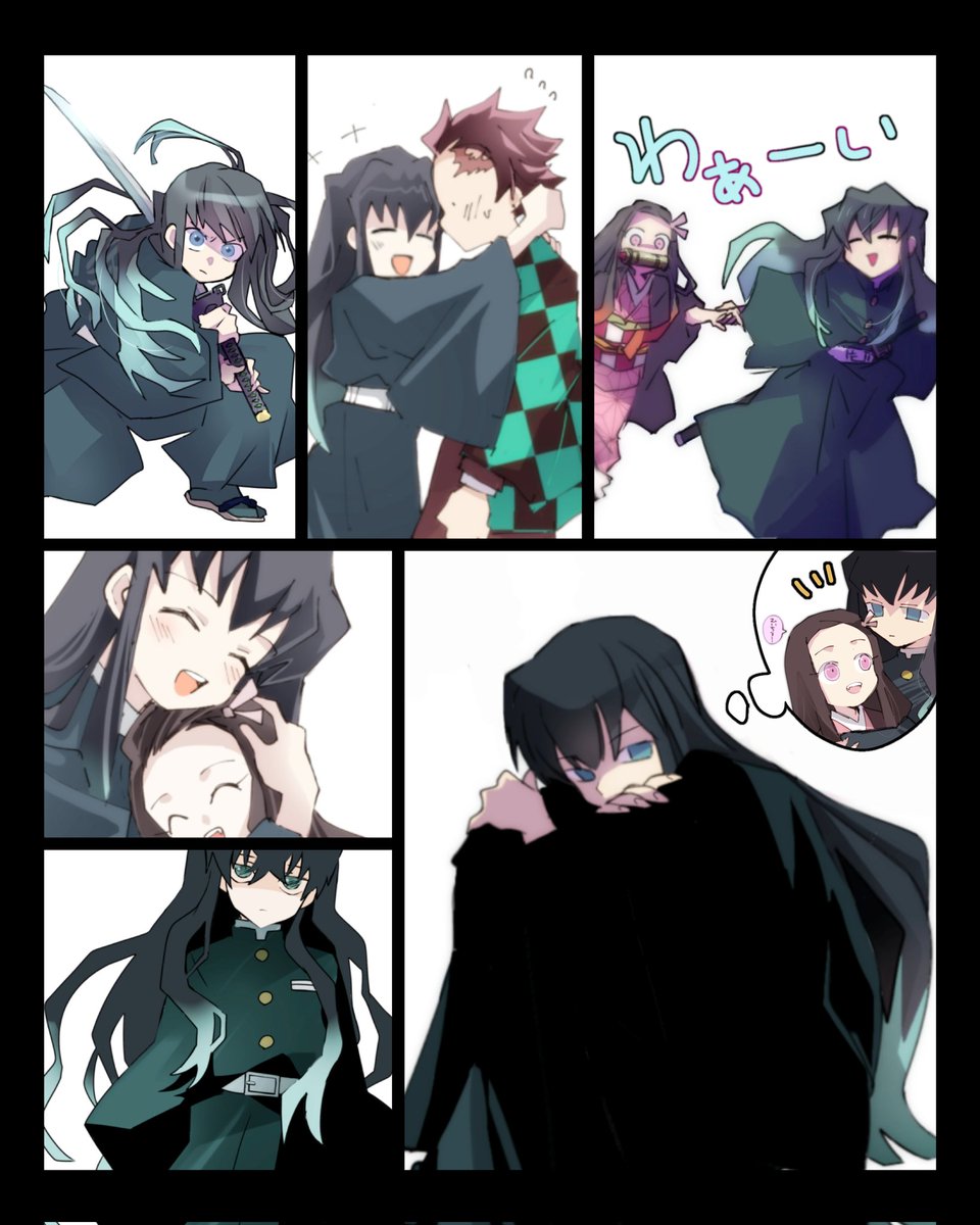 落書き14歳組 ずっと描いてみたかった 初描き無一郎