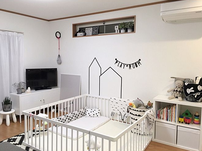 キッズスペース 賃貸マンションのおしゃれなインテリアコーディネート・レイアウトの実例RoomClip ルームクリップ