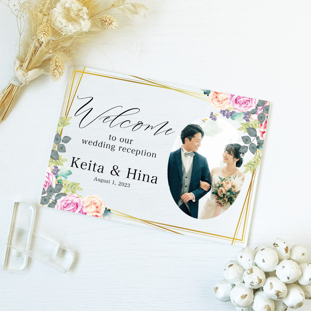 カスタムOK オリジナル受付ウェルカムメッセージ❤️ ウェディング 結婚式 二次会 受付 ウェルカムボード ねこ ウェルカムボード benio 通販9772632Creema クリーマ