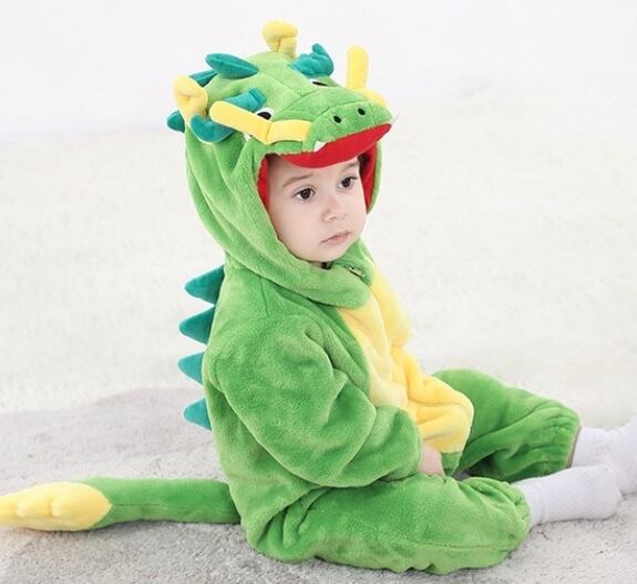 部分短納期・ 辰 着ぐるみ 子供 ベビー 龍 干支 着ぐるみ もこもこ カバーオール 赤ちゃん キッズ ベビー服 子供用 恐竜 動物 冬 フード付きハロウィン 衣装 コスプレ パーティー衣装 男の子 女の子 前開き 怪獣 パジャマ 幼稚園 小学校 干支 お正月イソダ