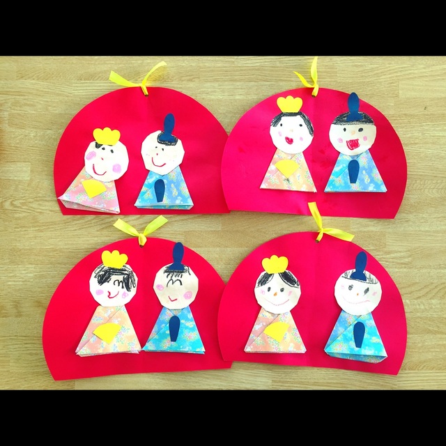 社会福祉法人さいわい会 認定こども園 幸町保育園 » ひな人形製作—– 各クラス