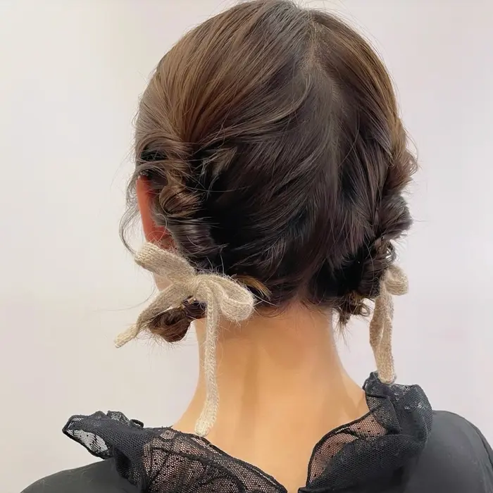 ヘア アレンジ 結婚式 ウルフカットTikTok