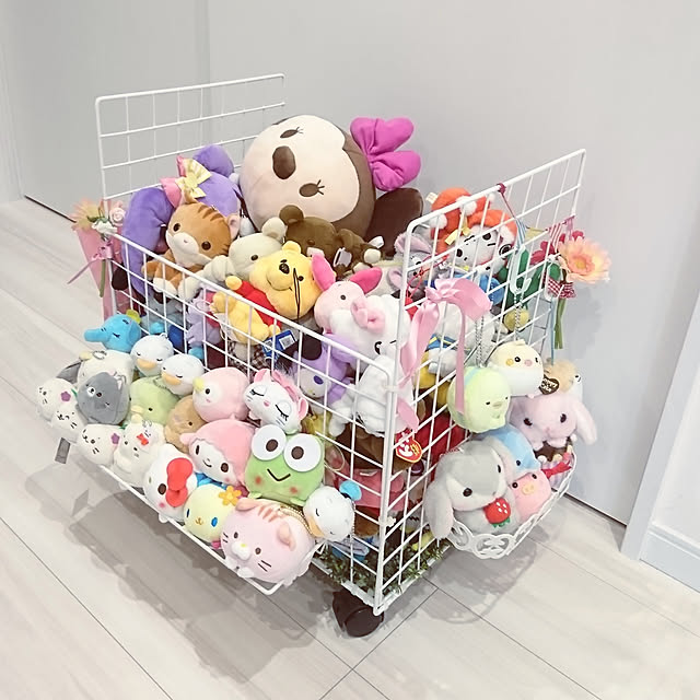 AmazonBxzzuisおもちゃ収納ボックス ぬいぐるみ 収納 ディスプレイラック 収納庫 陳列ケース 大容量 多層 整理棚 簡単組立 省スペース防塵 収納ネット抱き枕 おもちゃ展示ボック 子供 部屋 室内5段2列,ホワイト並行輸入品 オープンシェルフ・ラック オンライン通販