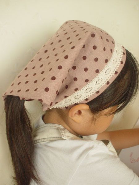 裏地なし簡単！ゴム紐で着脱も簡単！三角巾の作り方 - 縫いナビ 生地のマルイシ