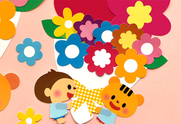 保育 卒園 入園 式 汽車 春 壁面飾り 3月 4月 大きめサイズ 卒