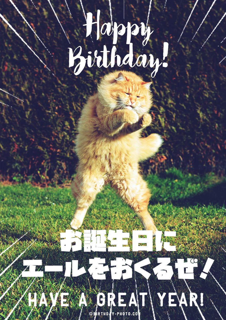 お誕生日おもしろお祝い画像＆寄書き無料テンプレートのハピバフォト