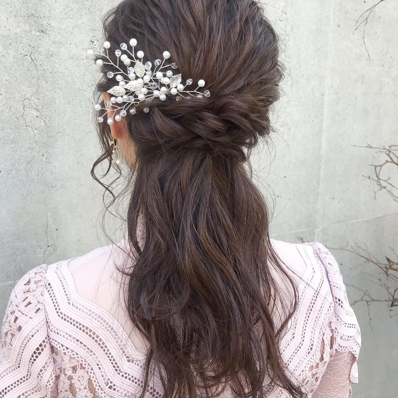 2025年花嫁髪型 長さ別 ウェディングドレスのヘアスタイル大特集