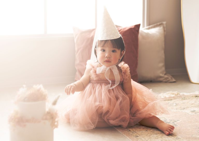 １歳のお誕生日記念でご来店頂きました。STUDIO LINK スタジオリンク