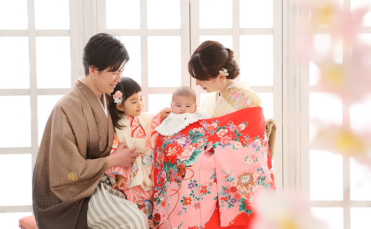 お宮参り 赤ちゃん撮影 創業100年を誇る高萩市 市川写真館