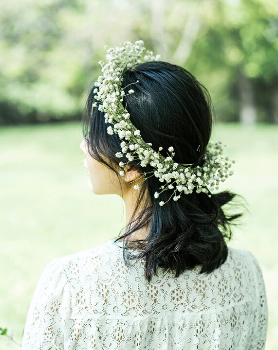 かすみ草の花嫁が究極に可愛い!ウェディングでの使い方フラワーエデュケーションジャパン