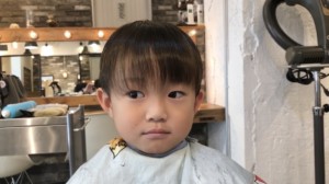 成功例?! 赤ちゃんの前髪の切り方!! ベビーヘアカット011