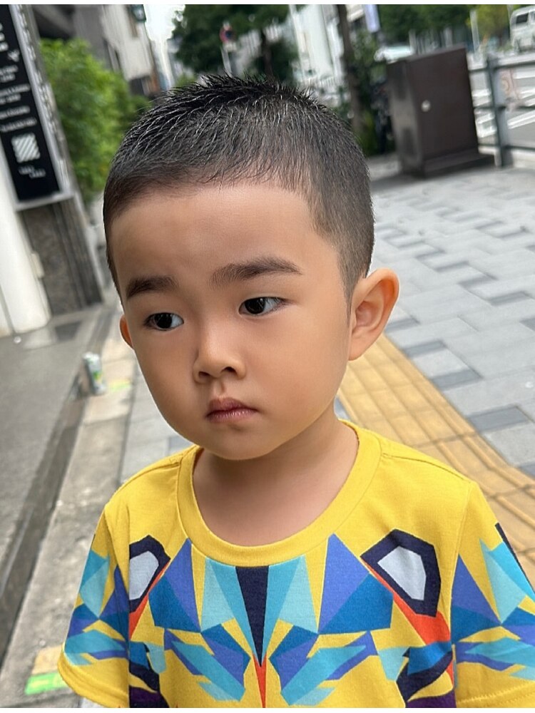 子供 髪型 男の子 おしゃれ坊主TikTok