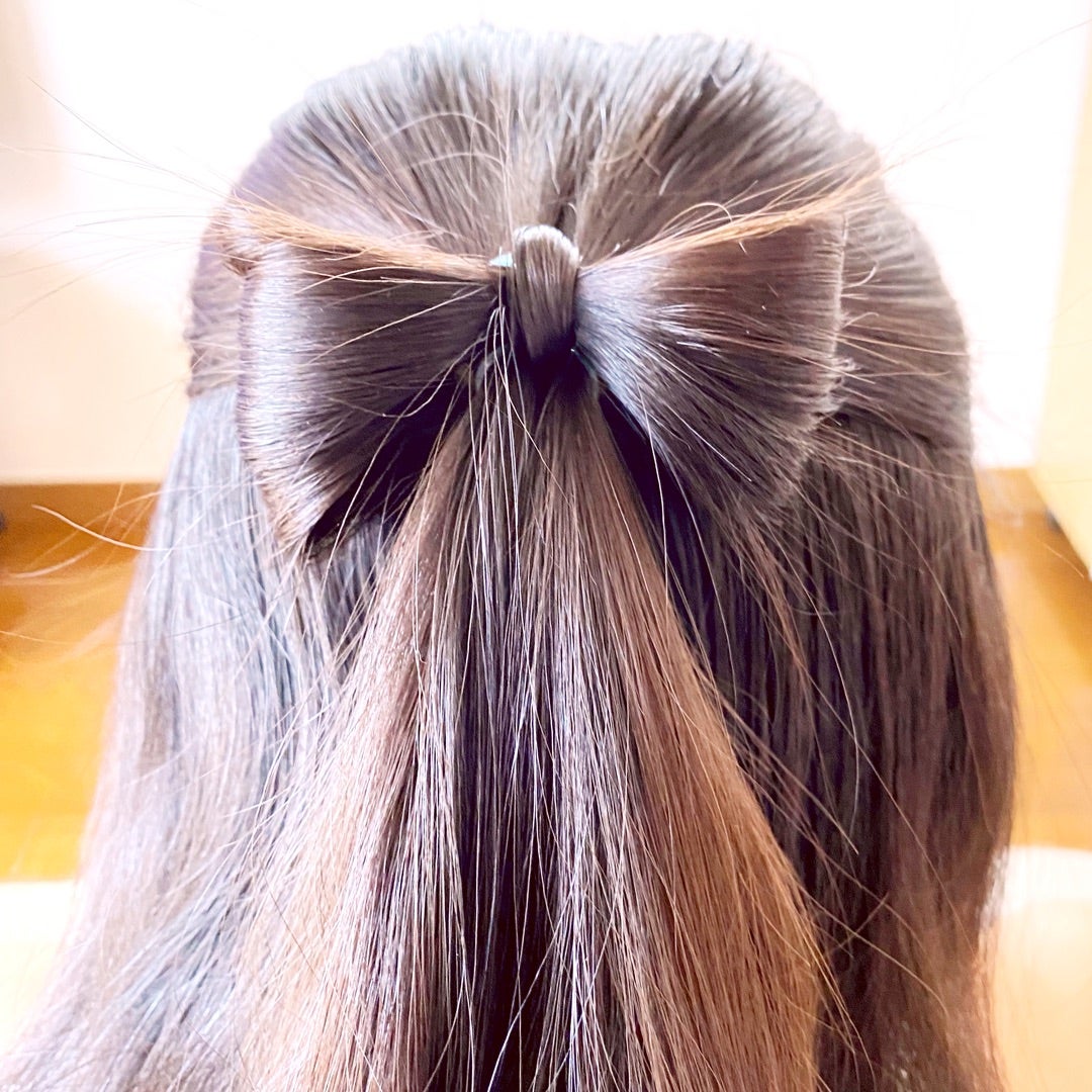 浴衣 ヘアアレンジ 子供◆リボンヘア◆簡単可愛いキッズヘア♡@noakids-ch