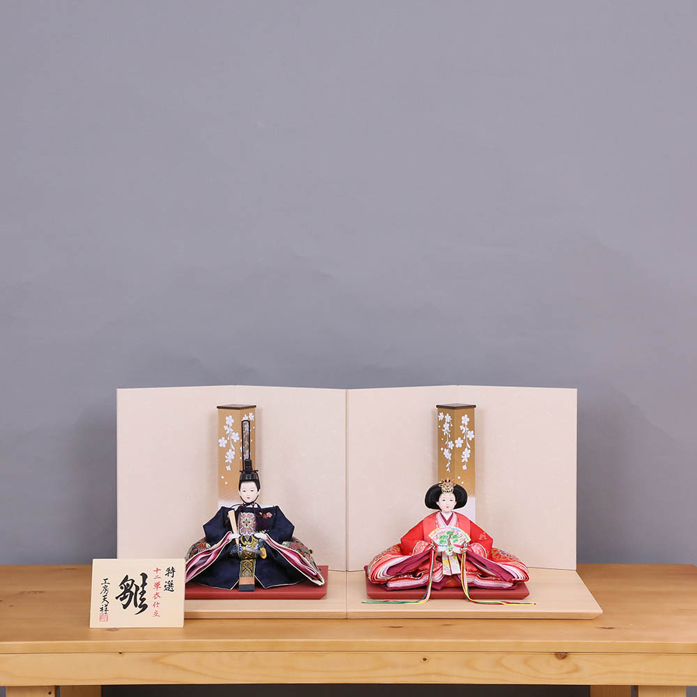 お雛様 雛人形 かわいい コンパクト おしゃれ 雛祭り 初節句 てづくり 木製 国産 天然木 モダン ひな人形