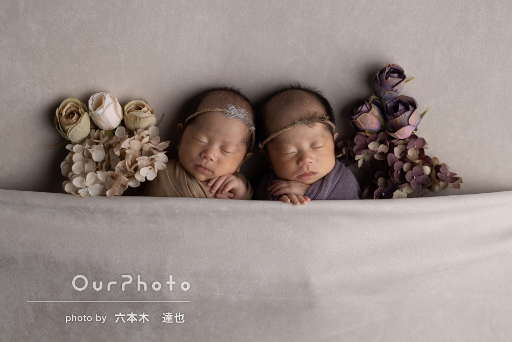 可愛い赤ちゃんにメロメロな2歳児男女双子！The 2 years old child twins that a baby cannot helpshowing cute 何気ない日常155