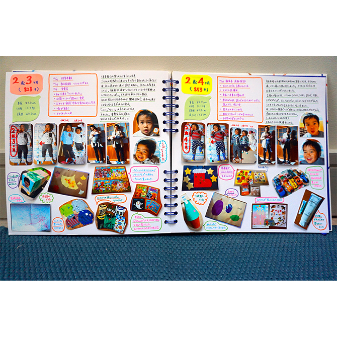 お子様の成長記録にフォトブック・フォトアルバム