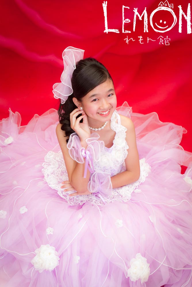 SELINA girl 芹奈ガール 新柄 薄紫 130 140Ballet shop Assemble