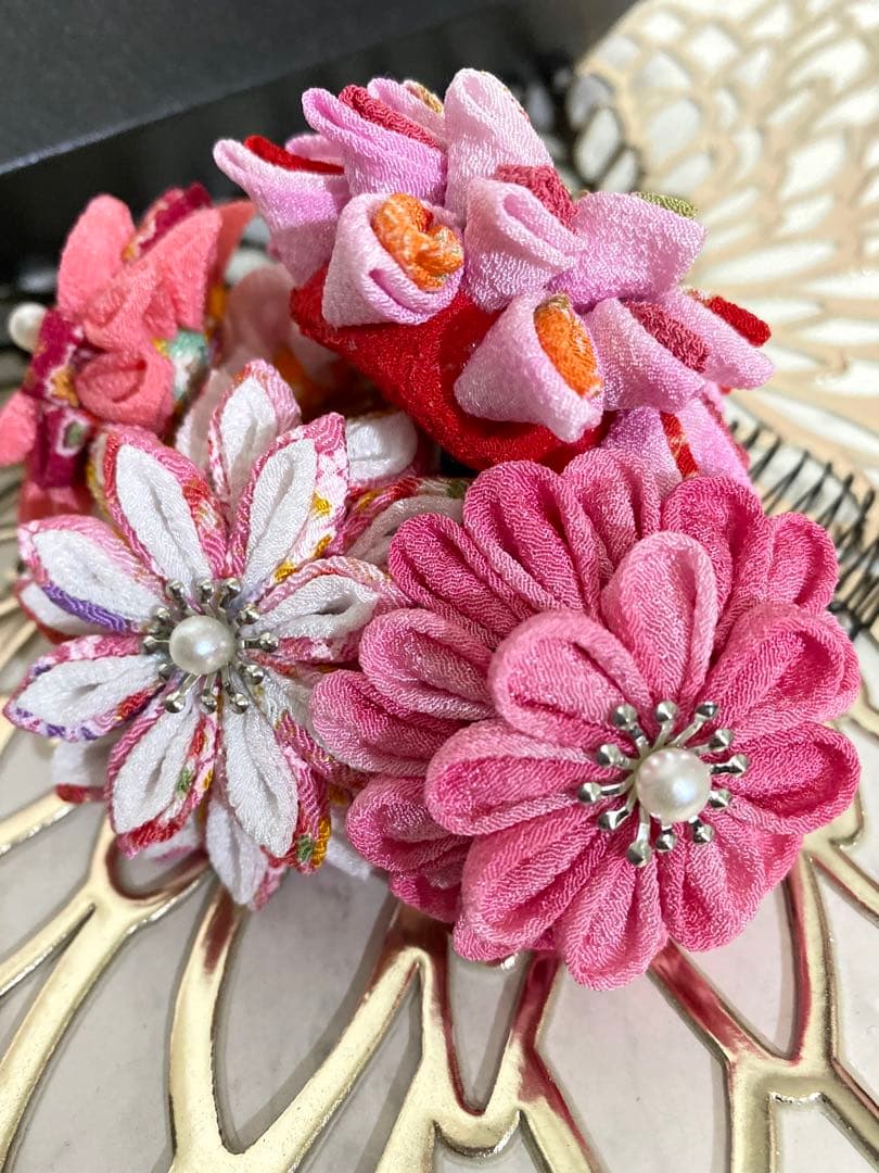 七五三髪飾り - ヘアアクセサリーの人気通販minne byGMOペパボ 国内最大級のハンドメイド・手作り通販サイト