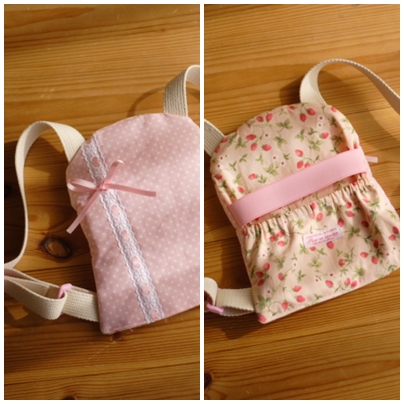 子供用抱っこひもとシャカシャカタグ作ってみた - 向上心の足跡