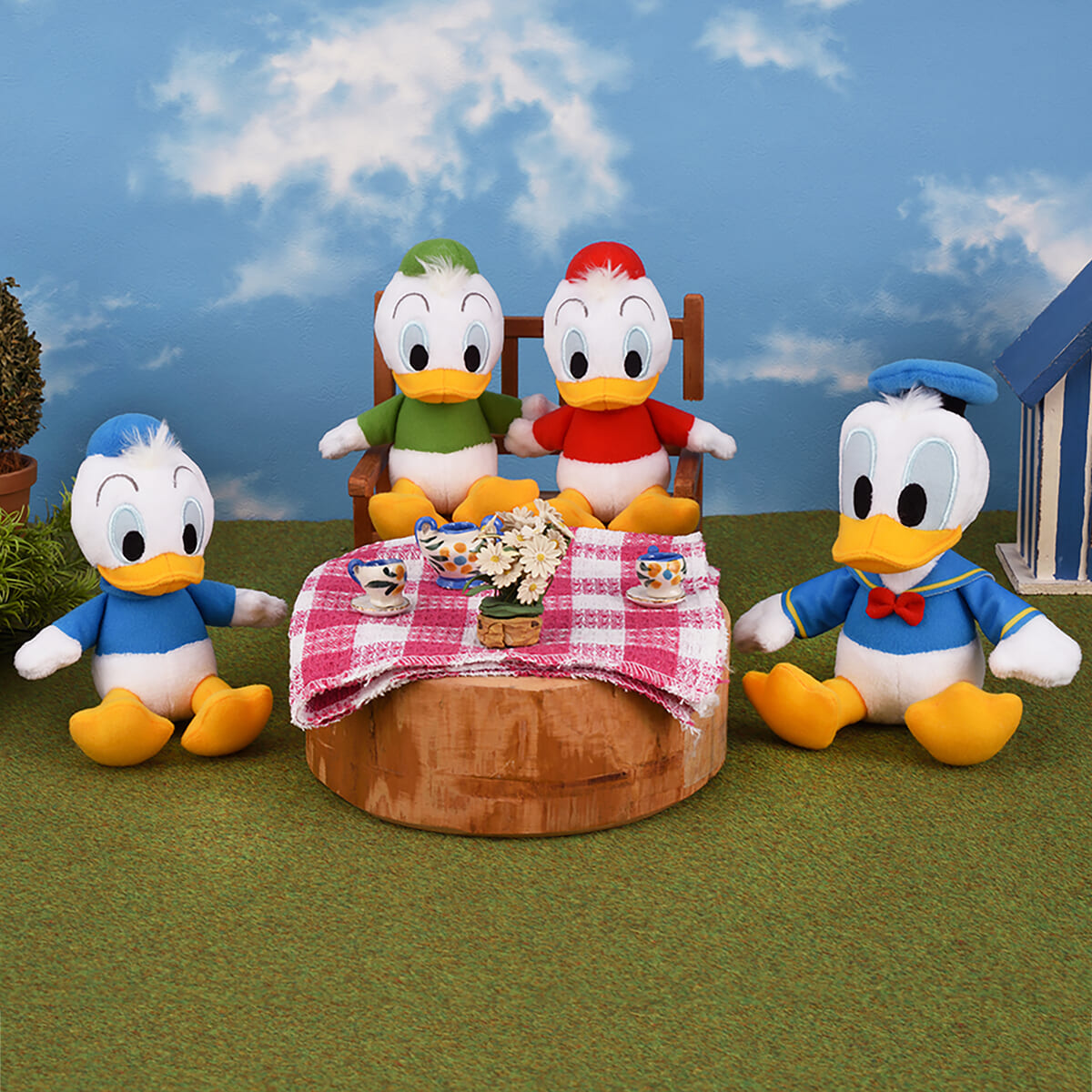 POPMART DISNEY ミッキーファミリー ぬいぐるみキーチェーン