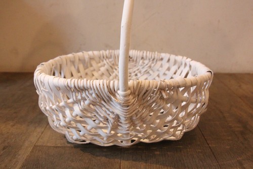 持ち手リボン、ナチュラル、リングピローかご。紫陽花オフホワイト。 - petalminne byGMOペパボ国内最大級のハンドメイド・手作り通販サイト