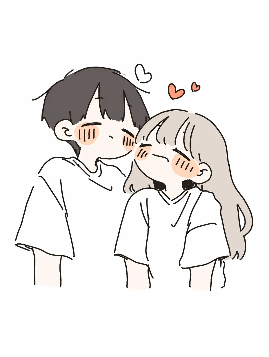 いじわるしてごめん😳 ・ ・イラストカップルイラスト手描きイラストゆるいイラストエッセイカップルエッセイイラストグラムイラストグラムカップル部恋愛漫画日常漫画日常の記録社会人カップル年上彼氏年下彼女離れたくない寝ながら