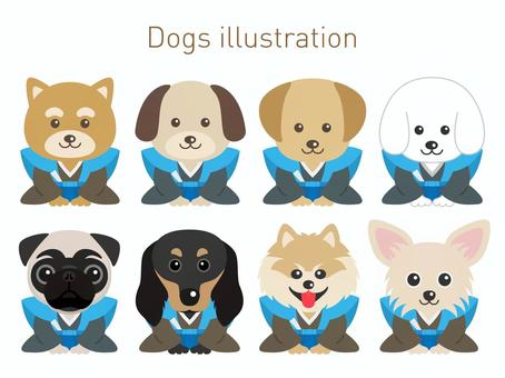 年賀状無料イラスト賀詞年賀状わんパグ