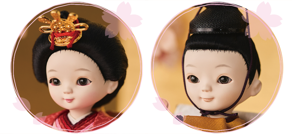 雛人形の最も大切な部分「顔」の印象は髪型で決まります人形の東玉