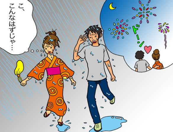 シルエットの若いカップル、花火を見ての写真素材・画像素材 Image 25797039