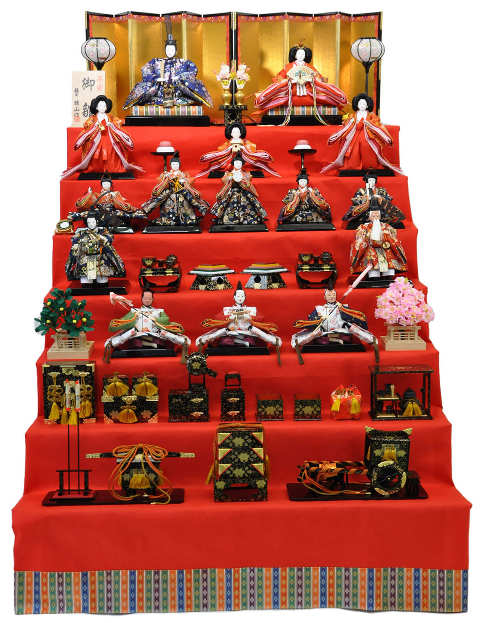 雛人形三段飾り、五段飾り、七段飾りセットの販売 – 寿鳳人形の東芸
