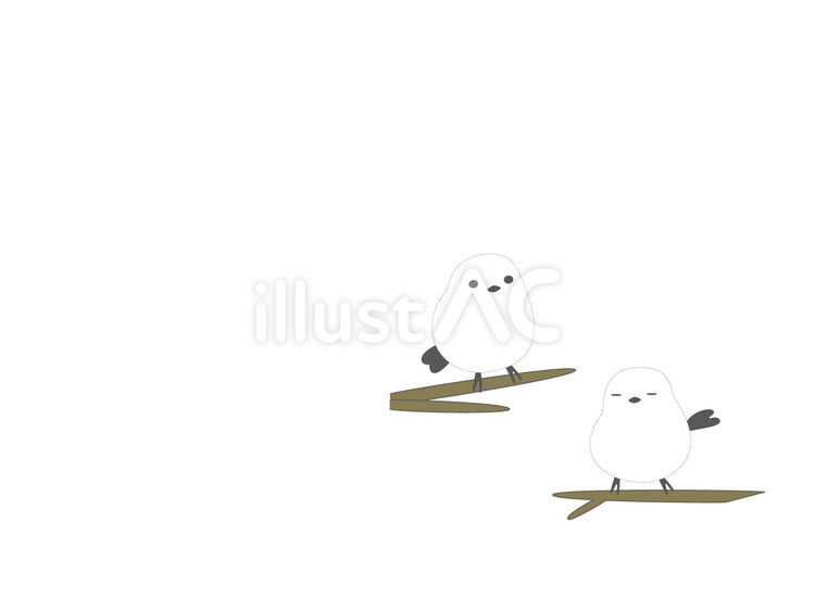 シマエナガ ペアイラスト - No: 23491757無料イラスト・フリー素材なら「イラストAC」