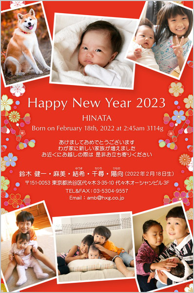 年賀状 写真入りタイプ